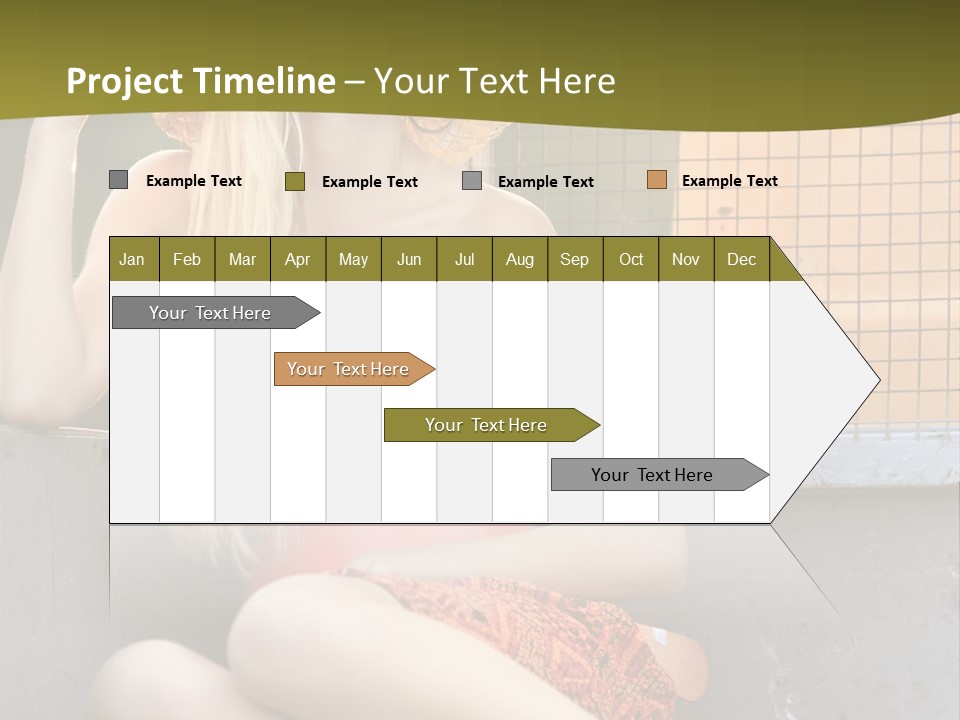Trailer Ca Ual Face PowerPoint Template