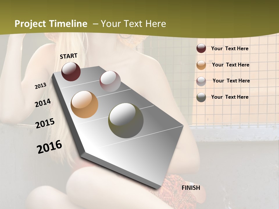 Trailer Ca Ual Face PowerPoint Template