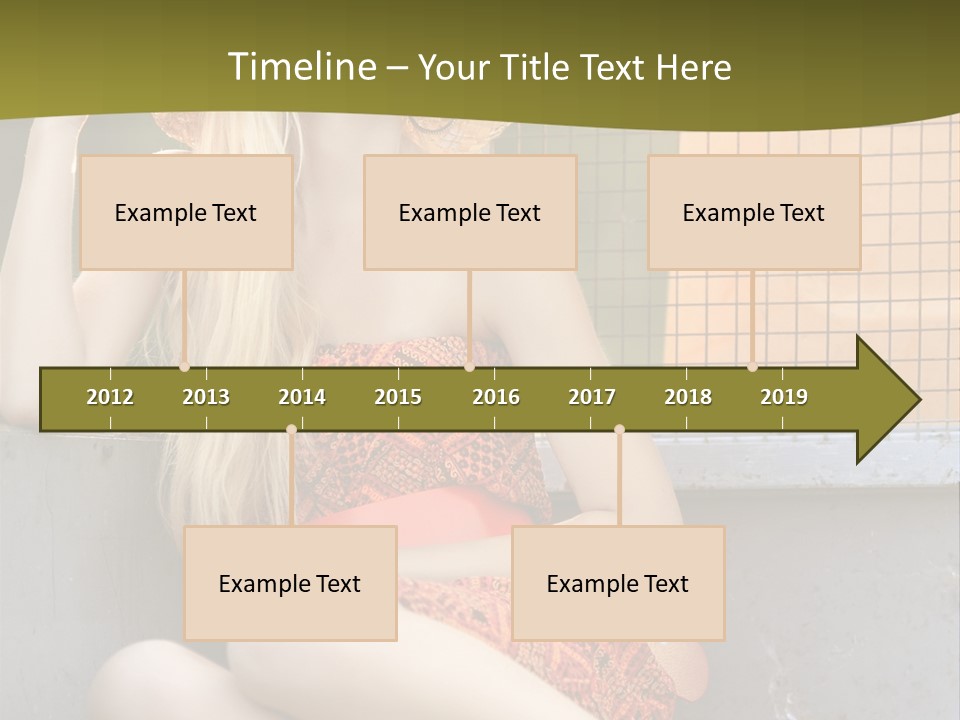 Trailer Ca Ual Face PowerPoint Template