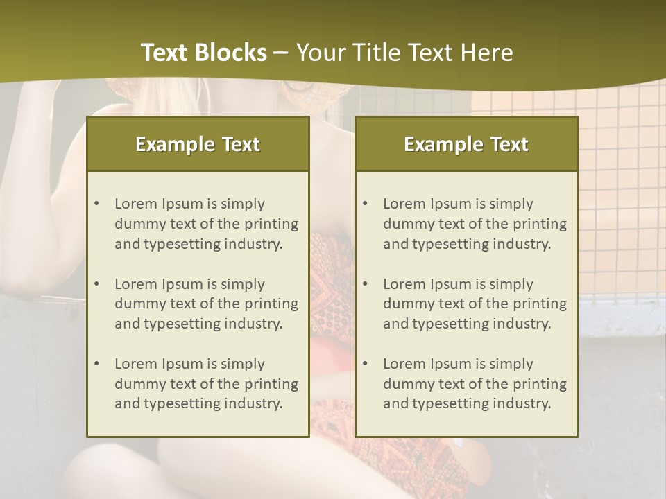 Trailer Ca Ual Face PowerPoint Template