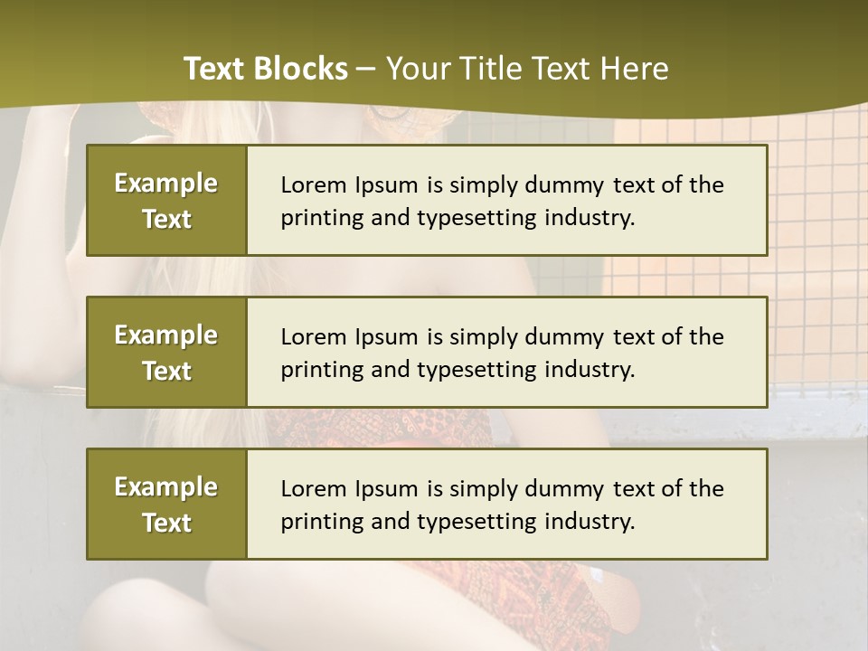 Trailer Ca Ual Face PowerPoint Template