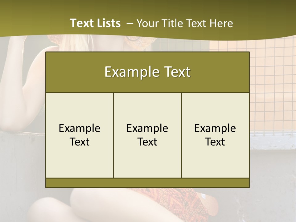 Trailer Ca Ual Face PowerPoint Template