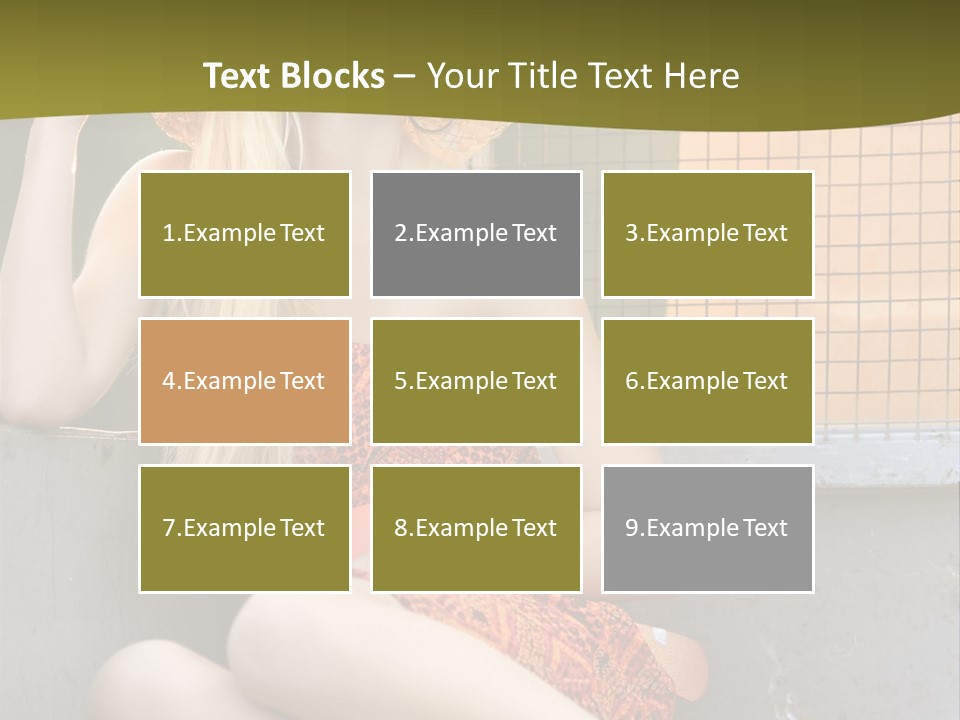Trailer Ca Ual Face PowerPoint Template