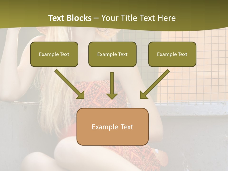 Trailer Ca Ual Face PowerPoint Template