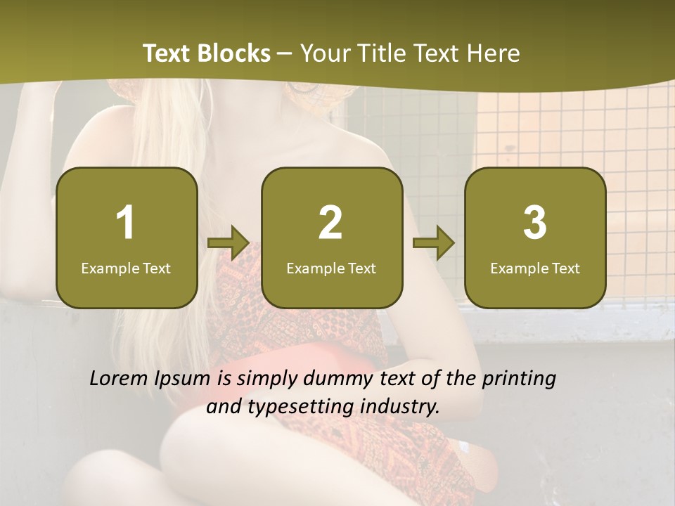 Trailer Ca Ual Face PowerPoint Template