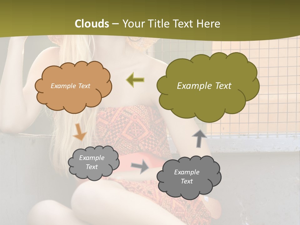 Trailer Ca Ual Face PowerPoint Template