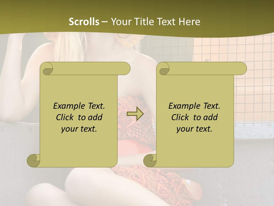 Trailer Ca Ual Face PowerPoint Template