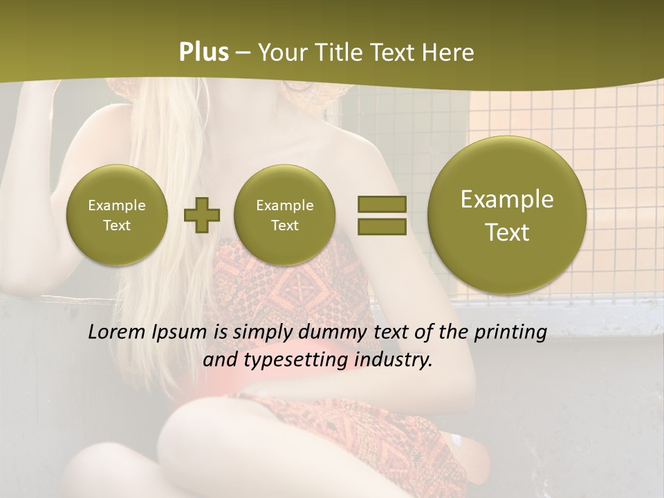 Trailer Ca Ual Face PowerPoint Template