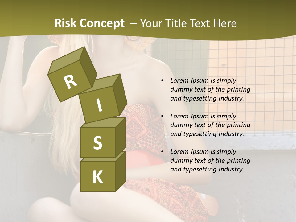 Trailer Ca Ual Face PowerPoint Template