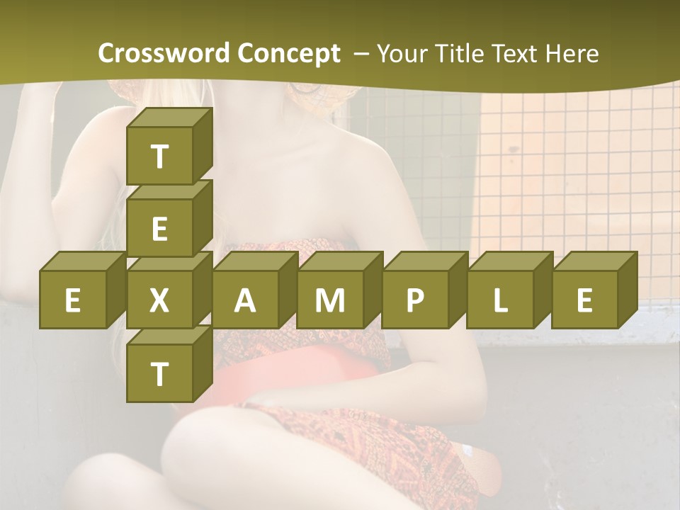 Trailer Ca Ual Face PowerPoint Template