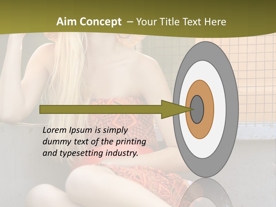 Trailer Ca Ual Face PowerPoint Template