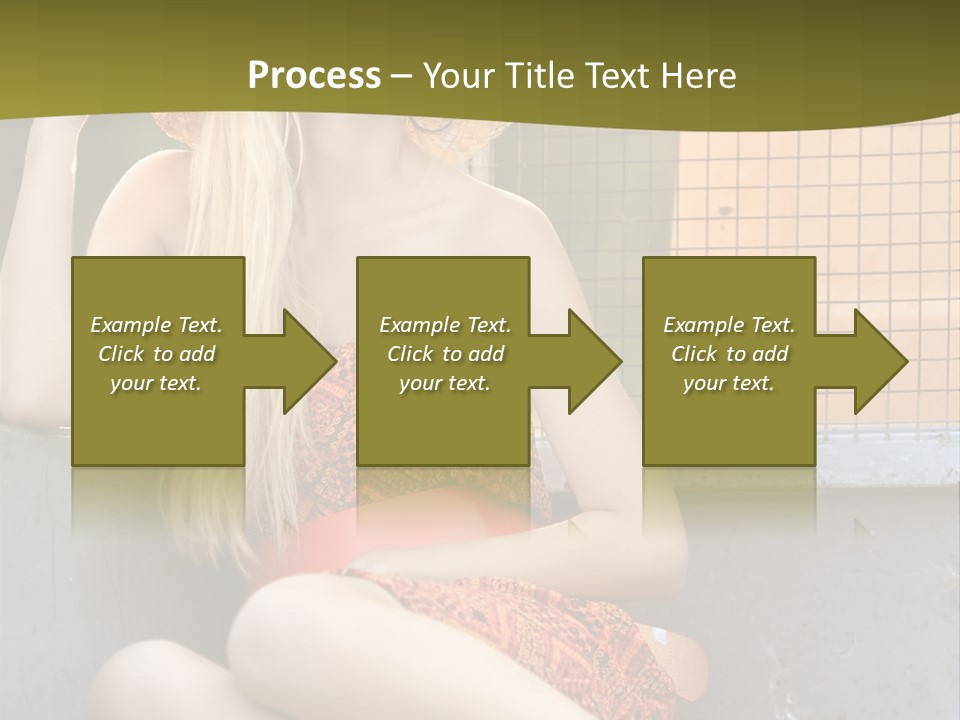 Trailer Ca Ual Face PowerPoint Template