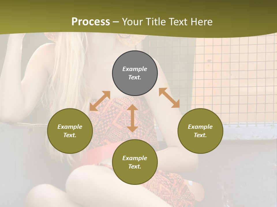 Trailer Ca Ual Face PowerPoint Template