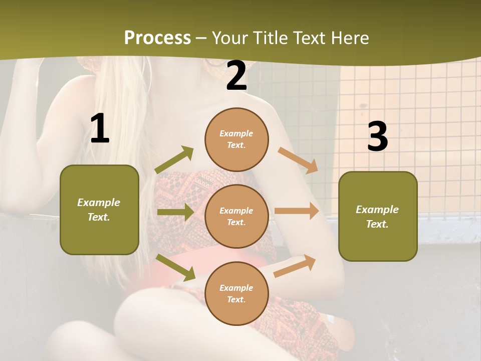 Trailer Ca Ual Face PowerPoint Template