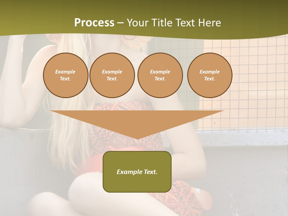 Trailer Ca Ual Face PowerPoint Template
