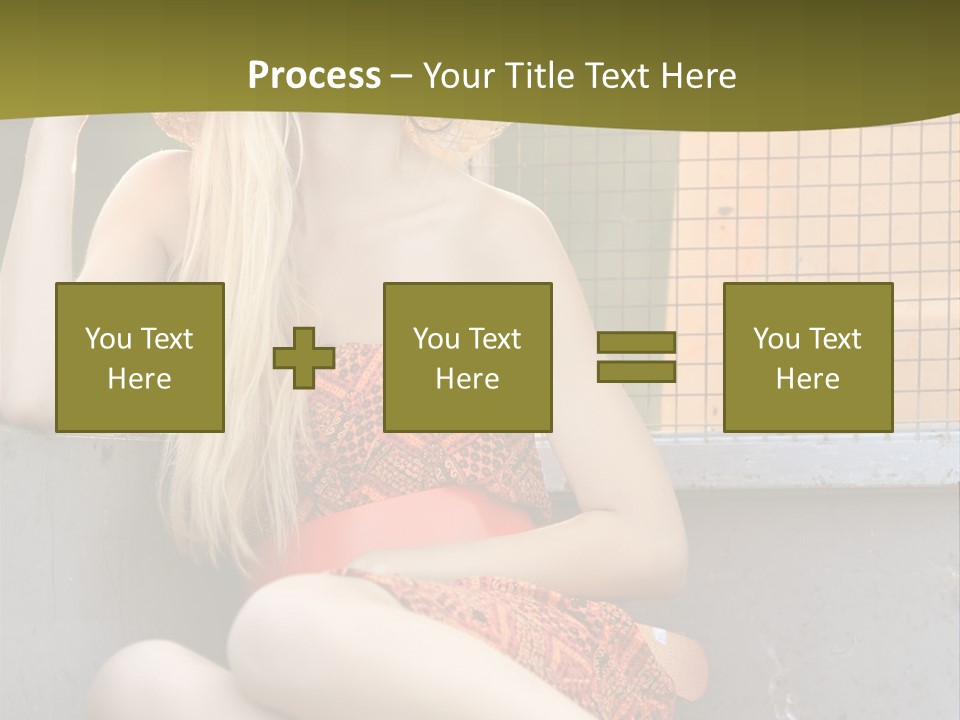Trailer Ca Ual Face PowerPoint Template