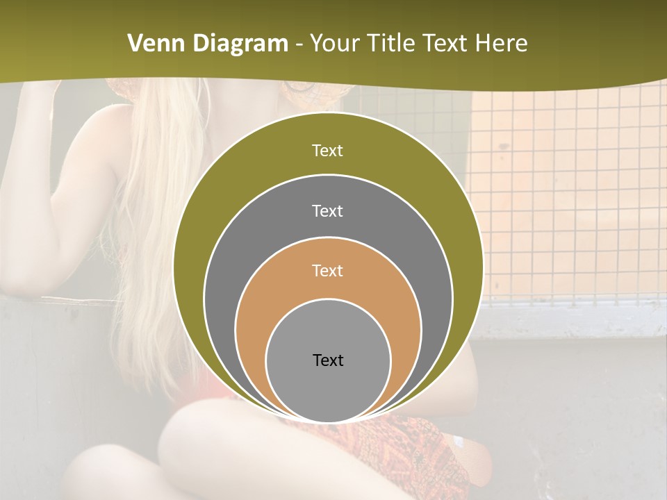 Trailer Ca Ual Face PowerPoint Template