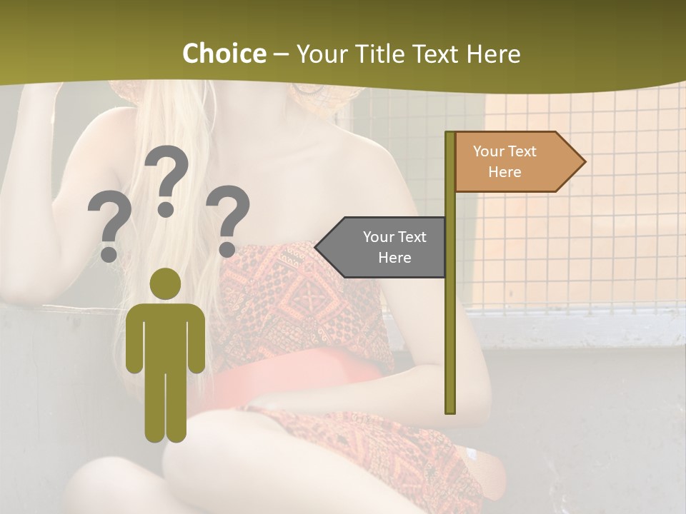Trailer Ca Ual Face PowerPoint Template
