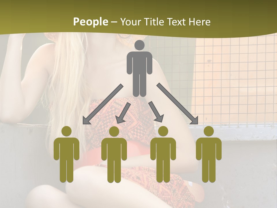 Trailer Ca Ual Face PowerPoint Template