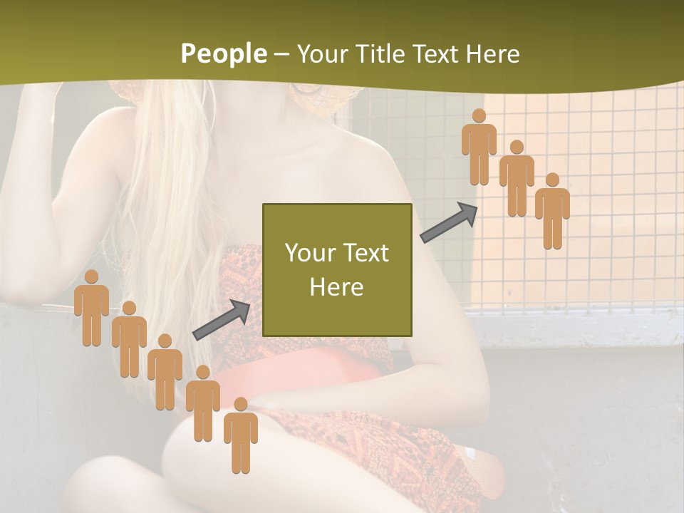 Trailer Ca Ual Face PowerPoint Template