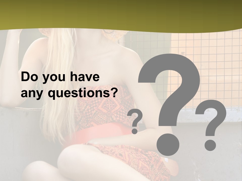 Trailer Ca Ual Face PowerPoint Template