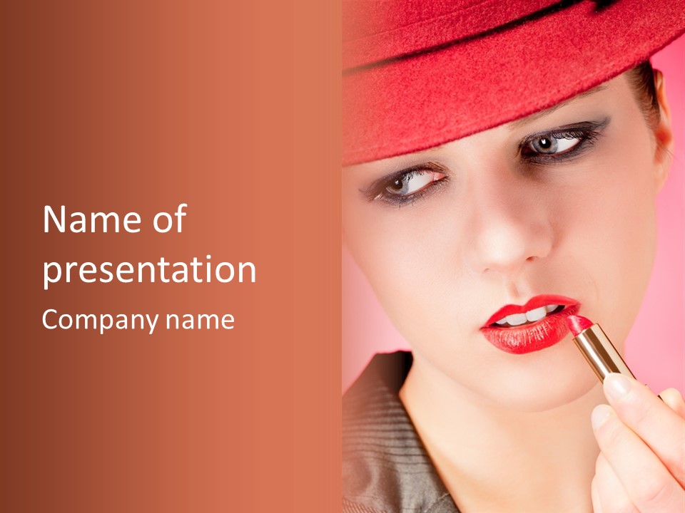 Glamour Stylish Elegance PowerPoint Template