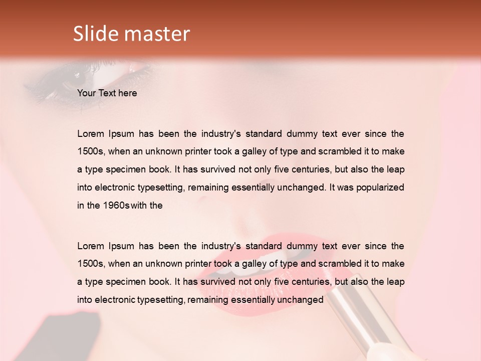 Glamour Stylish Elegance PowerPoint Template