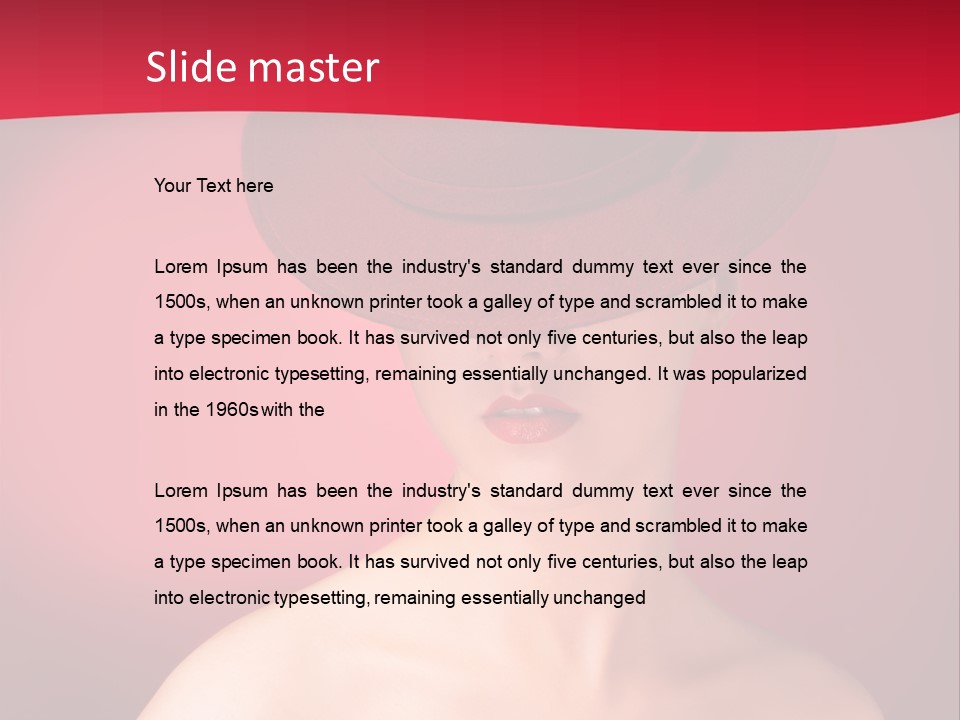 Blonde  Y PowerPoint Template