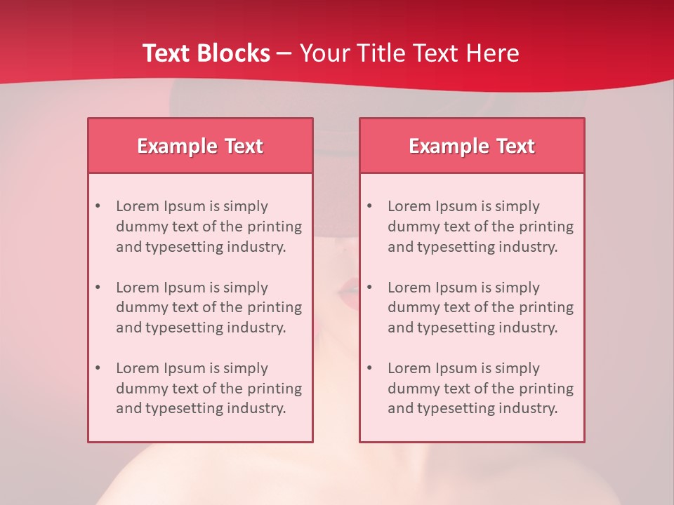 Blonde  Y PowerPoint Template