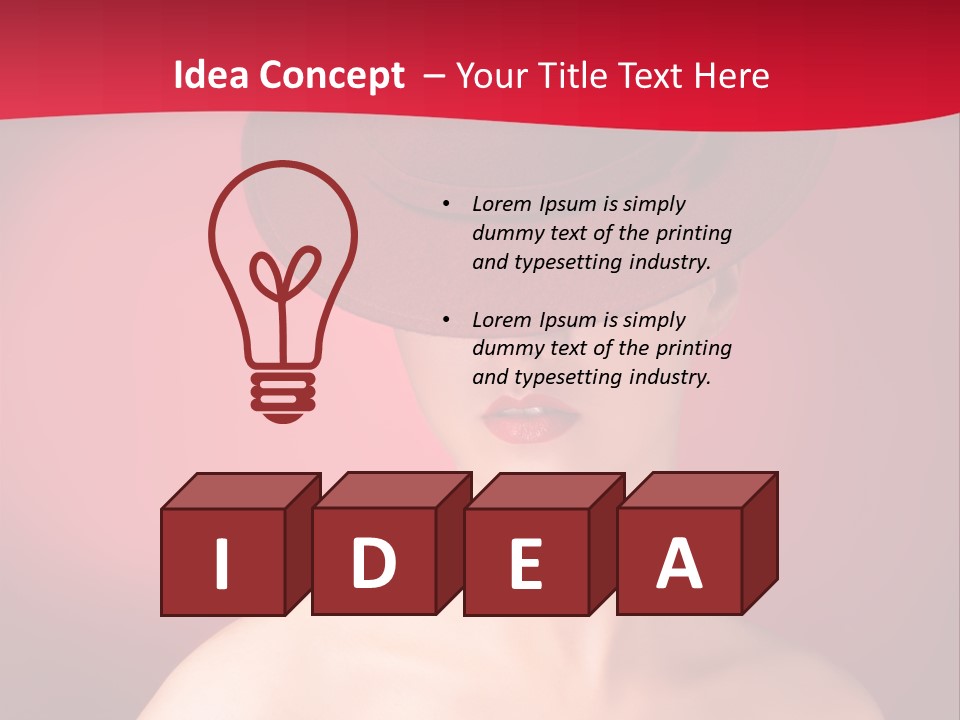 Blonde  Y PowerPoint Template