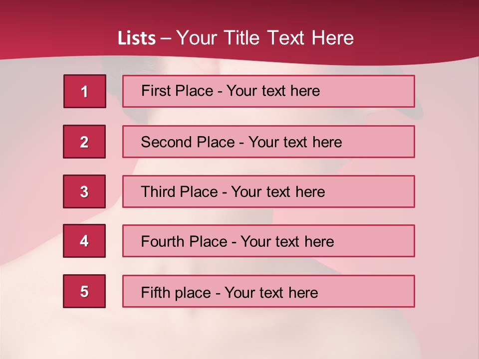 Model Attractive White PowerPoint Template