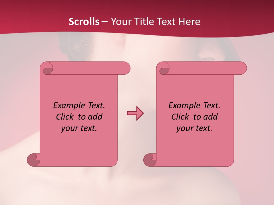 Model Attractive White PowerPoint Template