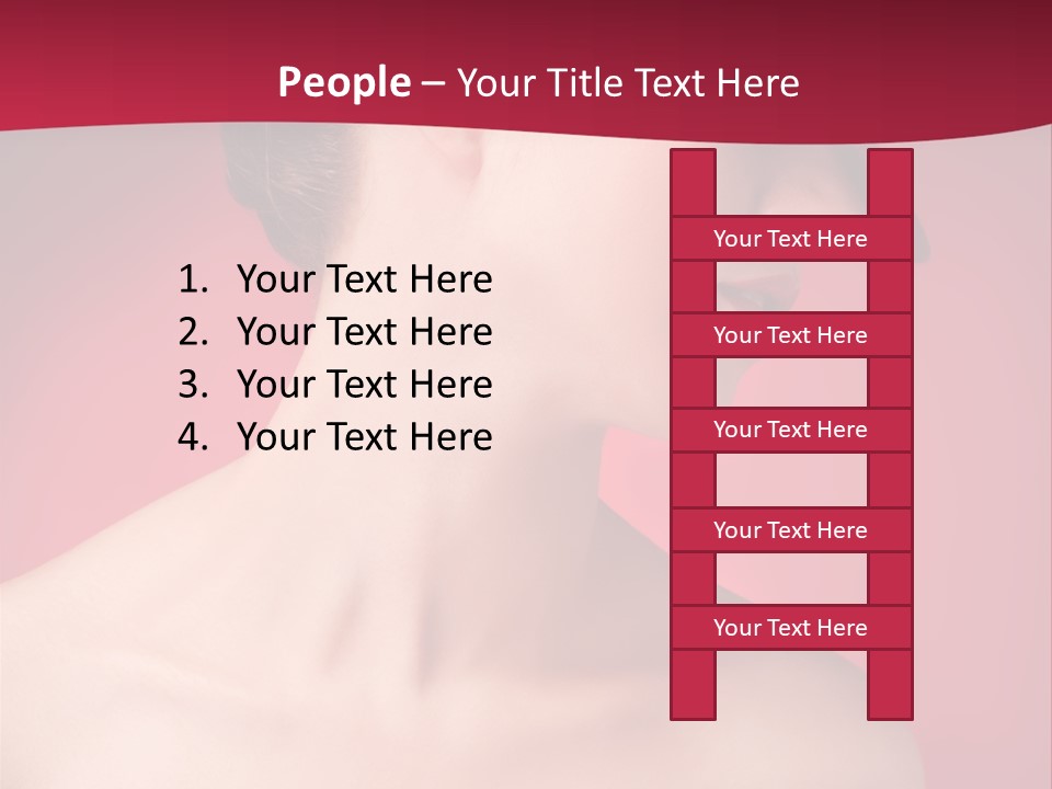 Model Attractive White PowerPoint Template