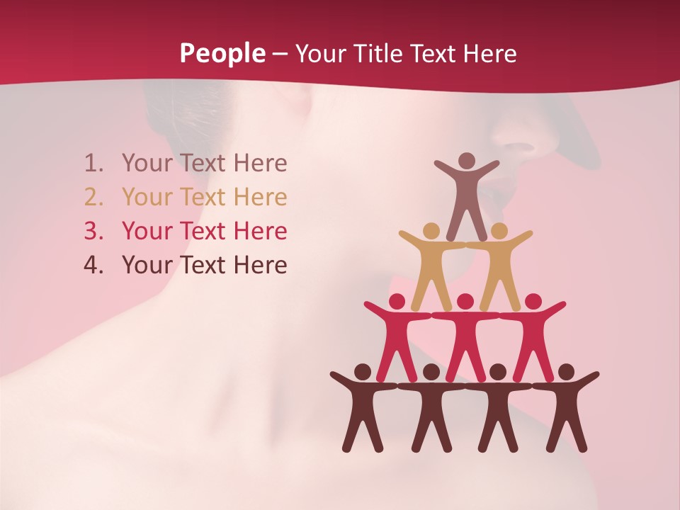 Model Attractive White PowerPoint Template