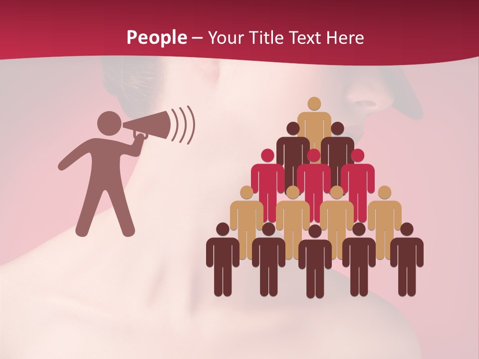 Model Attractive White PowerPoint Template