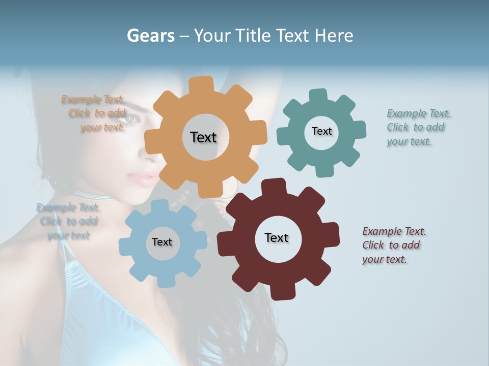 Calm Face Space PowerPoint Template