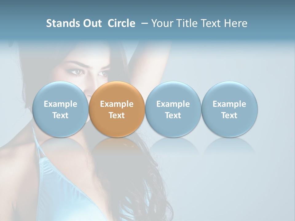 Calm Face Space PowerPoint Template
