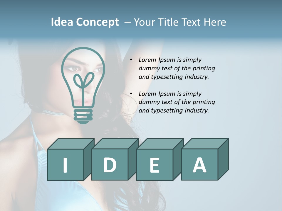 Calm Face Space PowerPoint Template