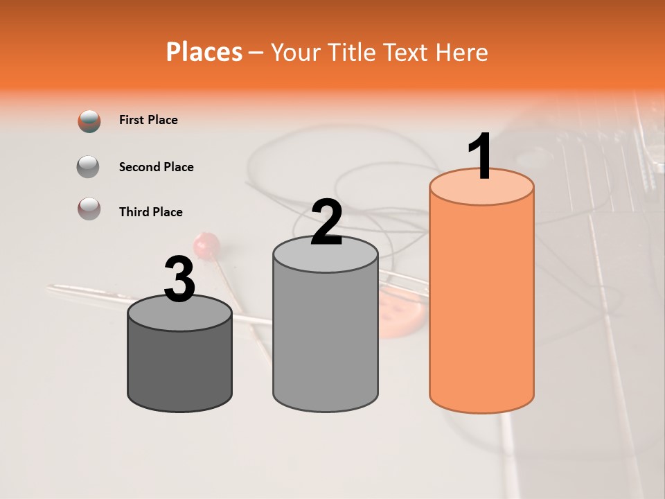 Fabric Sewing Textile PowerPoint Template