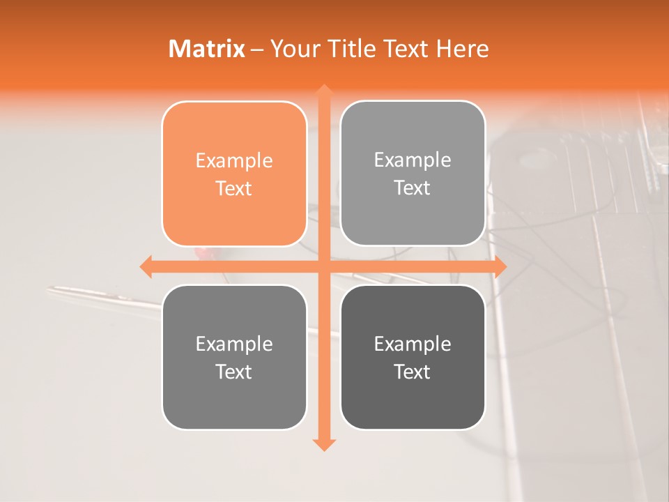 Fabric Sewing Textile PowerPoint Template