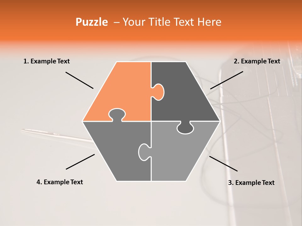 Fabric Sewing Textile PowerPoint Template