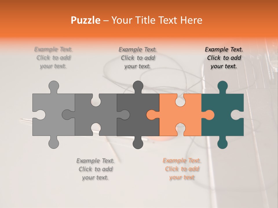 Fabric Sewing Textile PowerPoint Template