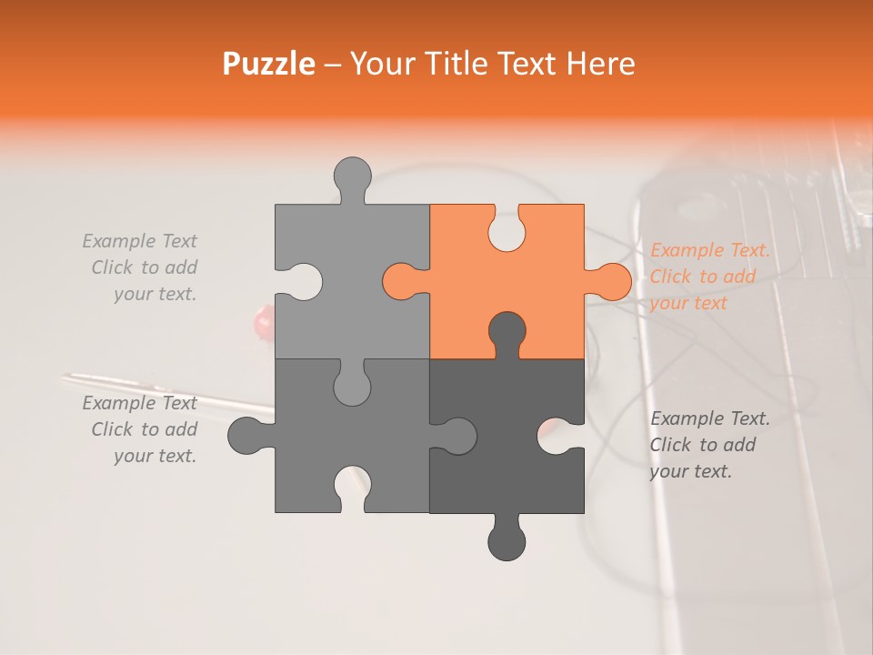 Fabric Sewing Textile PowerPoint Template