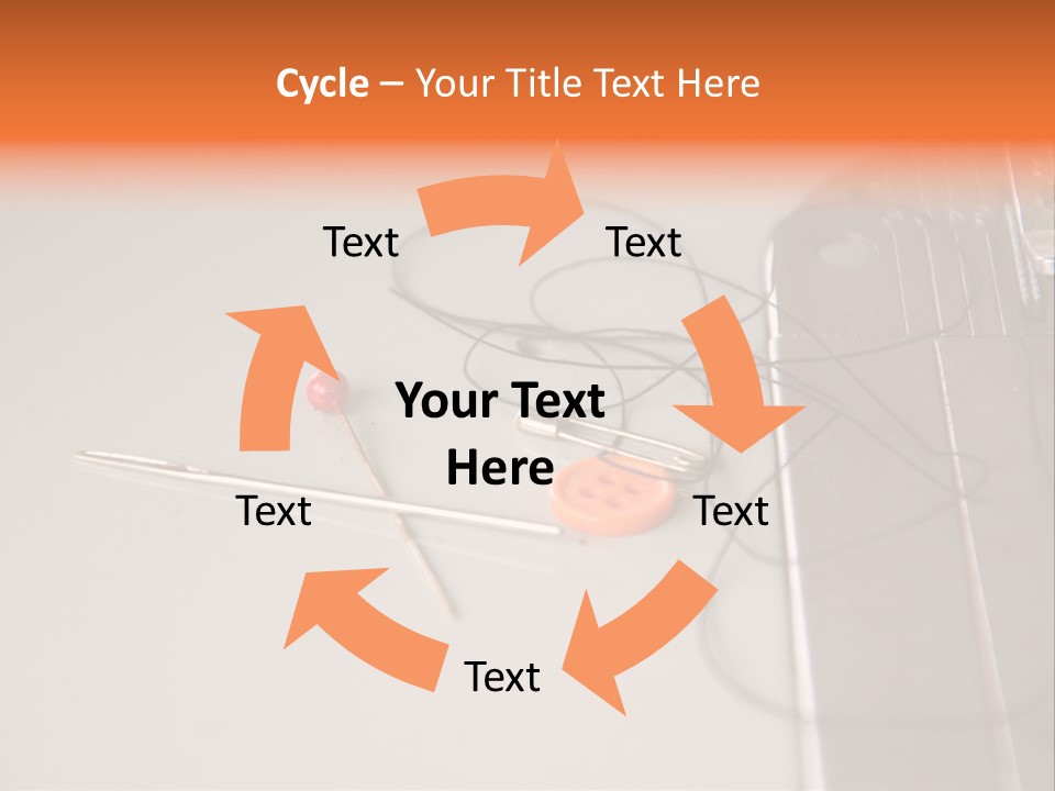 Fabric Sewing Textile PowerPoint Template