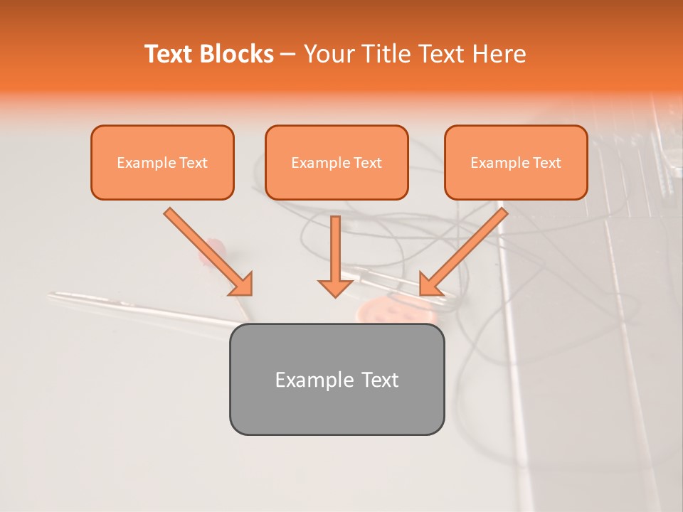 Fabric Sewing Textile PowerPoint Template