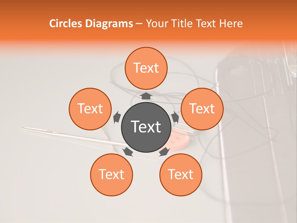 Fabric Sewing Textile PowerPoint Template