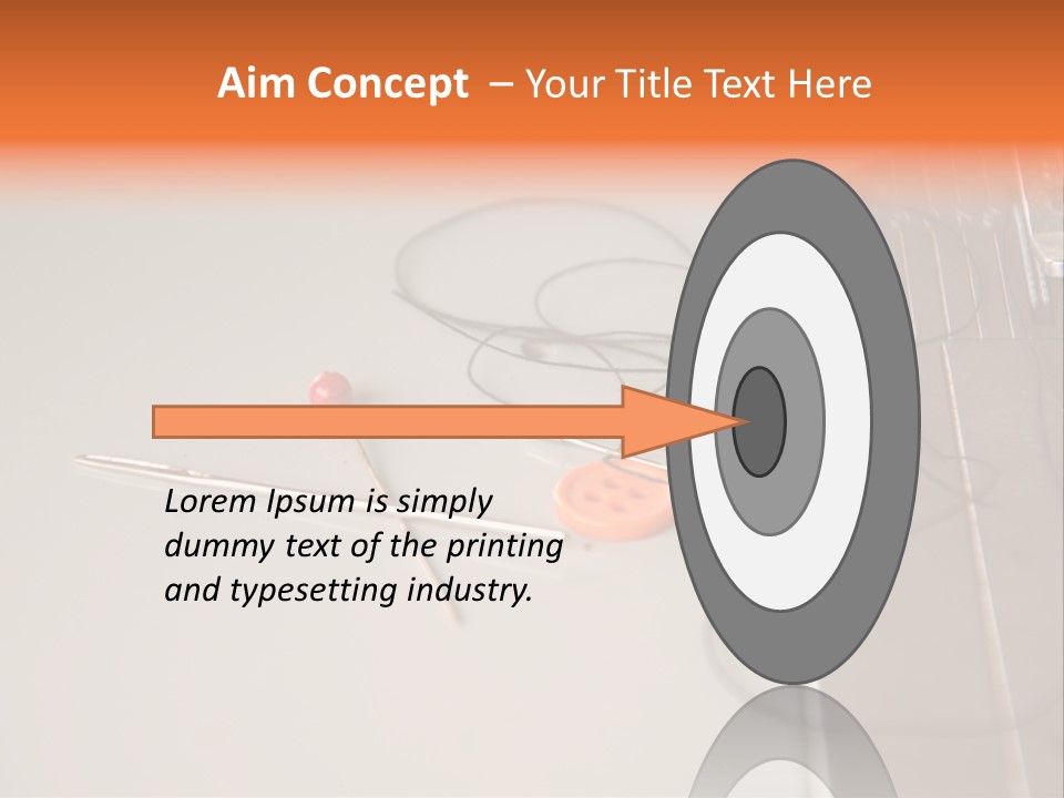 Fabric Sewing Textile PowerPoint Template