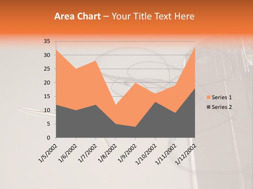 Fabric Sewing Textile PowerPoint Template