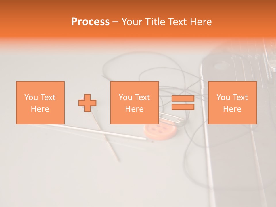 Fabric Sewing Textile PowerPoint Template