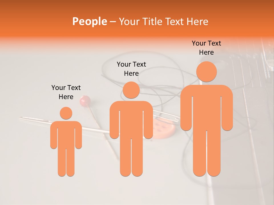 Fabric Sewing Textile PowerPoint Template